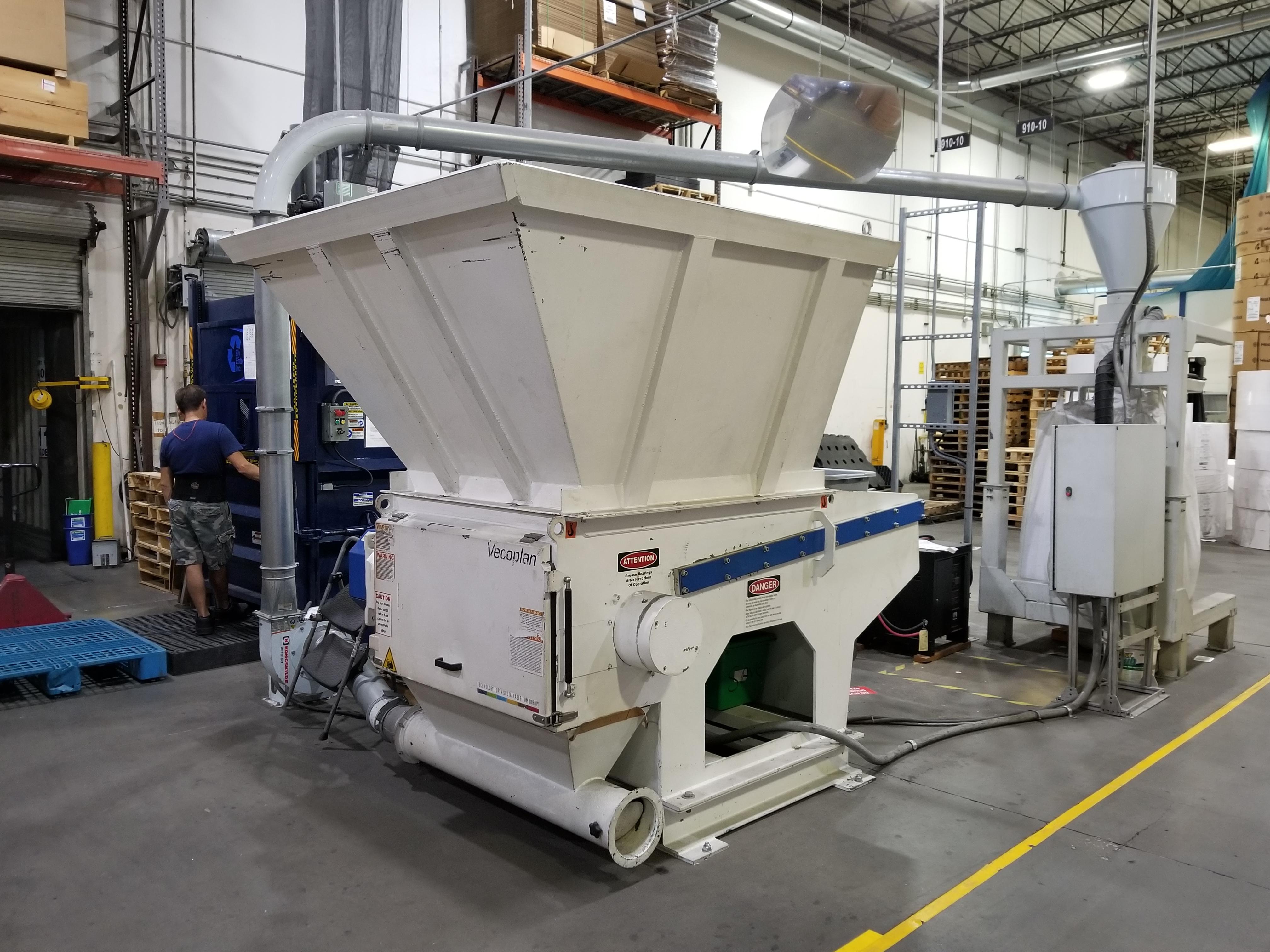 2012 Vecoplan VAZ 1100 XL XR Plastics Shredder (#1992)